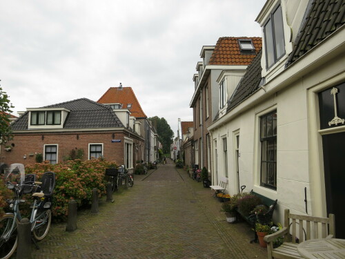 Wohnstraße in Weesp (Niederlande).