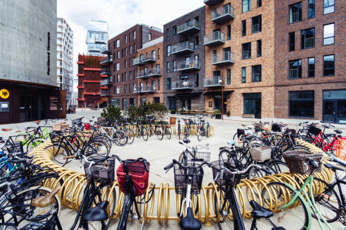 Fahrradparken Kopenhagen Nordhavn