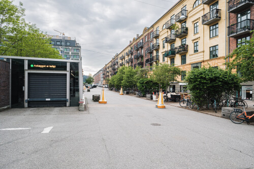 Straßenraumgestaltung mit Tiefgarage in Kopenhagen
