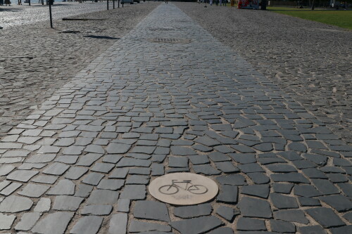 bike lane - pavement