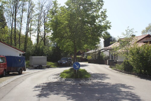 Verkehrsberuhigung und Begrünung im Wohngebiet